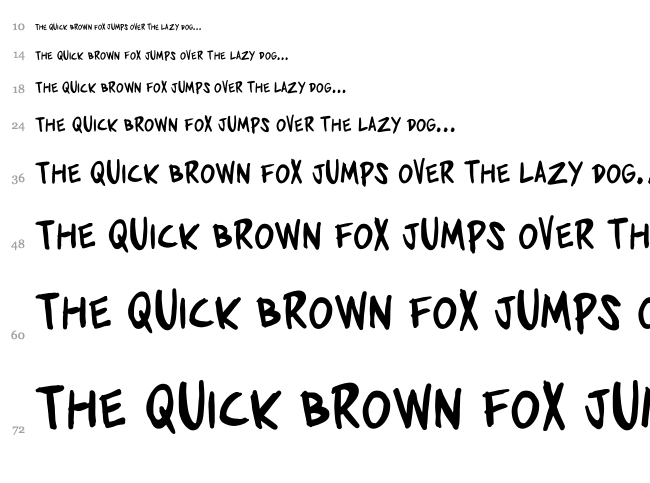 Zerocalcare font waterfall